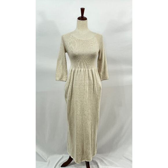 MORPH KNITWEAR Sz XS Soft Knit 100% Silk Midi Saoirse Dress - Picture 4 of 10